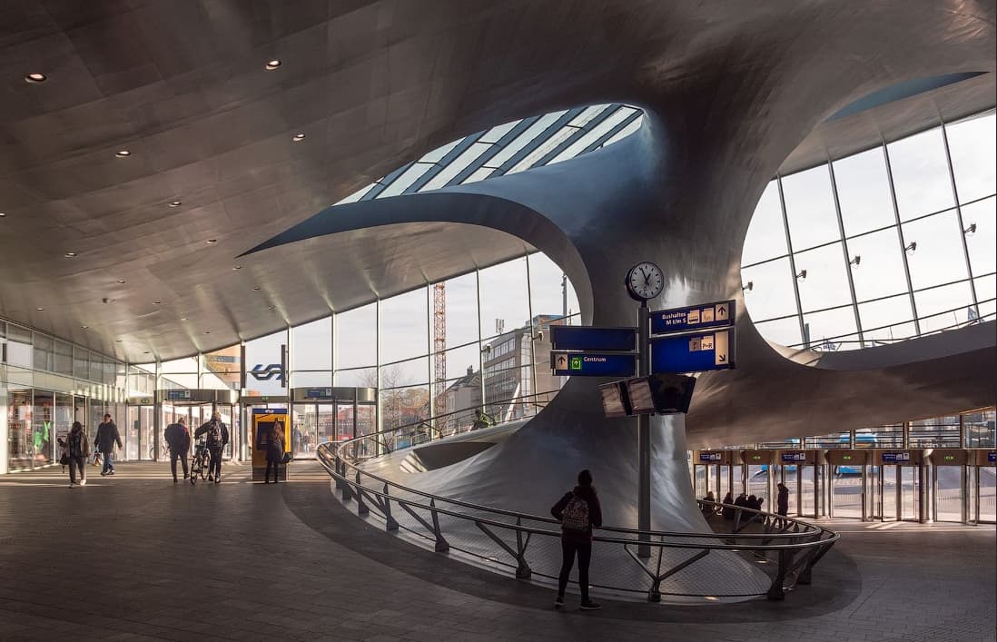 Estación de tren de Arnhem en los Países Bajos